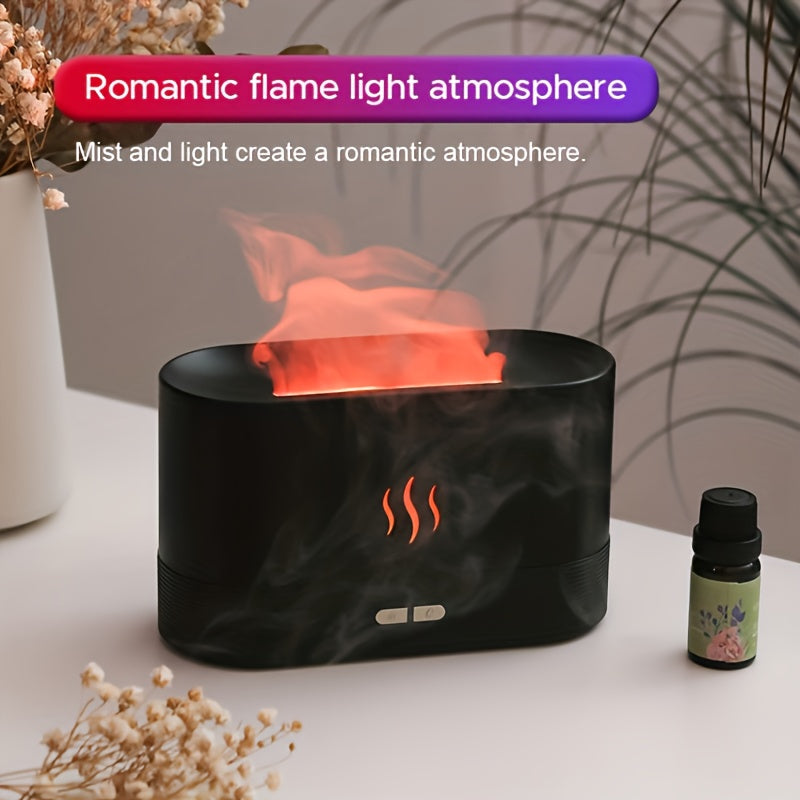 za kuću Flame 3D Simulacija Difuzor Duga Plamen, Osvježivač Zraka Aromaterapijski Uređaj za Kuću, Auto i Stolni Ovlaživač