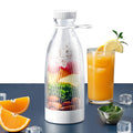 Prenosivi električni USB sokovnik-blender, mini blender za smoothie, salate i sokove, 420ml sa LED displejem, višenamenski aparat za pravljenje soka