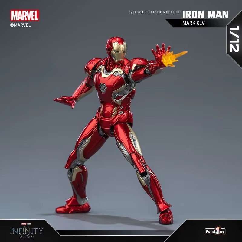 Iron for Man MK45 Fondjoy Assemble Model Genuine Iron for Man Model 15cm ABS Material 1/12 Scale Figures Birthday Gift
