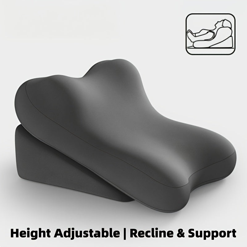 Care Cushion, Turning Aid, Memory Foam Back Support Cushion for Sitting up in Bed, 2pcs Set of Adjustable Bed Wedge Pillows, Suitable for Comfortable Reading Support for the Back and Neck, Multifunctional Lumbar Cushion for Gaming and Relaxation