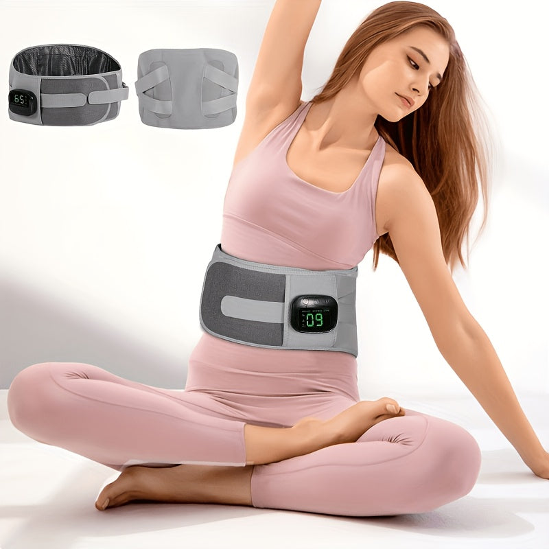 Bežični pojas za masažu struka sa 4 podesiva režima temperature, ergonomski dizajniran da odgovara krivini struka, pruža nežno iskustvo masaže struka sa vibracijom, savršen USB punjivi porodični poklon