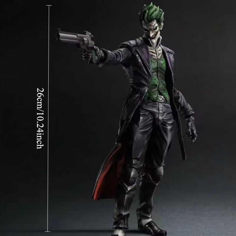 WB Warner Autorizovana PA Modifikovana Akciona Figura Džoker iz Arkham Origins, Napravljena od PVC Materijala, Klasični Filmski Kolekcioki Predmet, Veliki Ukras za Radni Sto za Kućišta Računara, Savršen Izbor za Rođendanske Poklone, Prazničnu Kupovinu