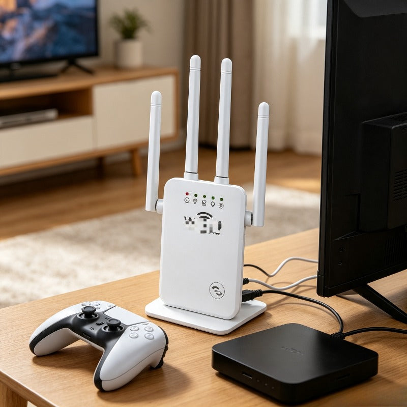 Pošiljka iz lokalnog skladišta, boja nasumična, bežični WiFi pojačivač od 300Mbps, bežični repetitor sa 4 antene, pojačivač WiFi signala za dom, podržava repetitor/ruter/AP mod, pogodan za korišćenje u kući i kancelariji