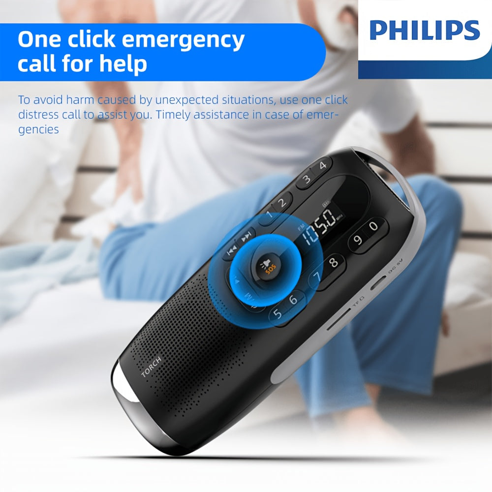 Philips Hitni Radio, Veliki Digitalni Ekran, Precizna Frekventna Modulacija, Čist Kvalitet Zvuka, Klasičan Izgled, Jednostavna Upotreba, Izvanredno Trajanje Baterije, Slušanje Celog Frekventnog Opsega Bez Mrtvih Uglova